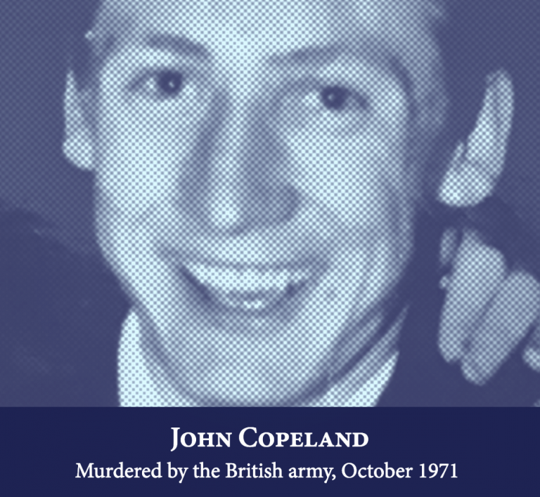 Report into the Killing of John Copeland by the British Army 1971