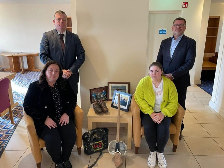 Gavin McShane’s family meet Irish Government Officials